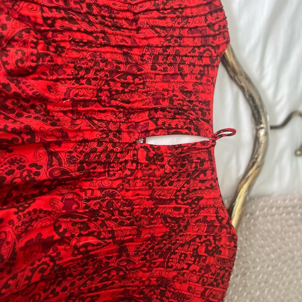 Vintage 1960’s Geoffrey Beene gown with mink cuffs - Picture 12 of 14